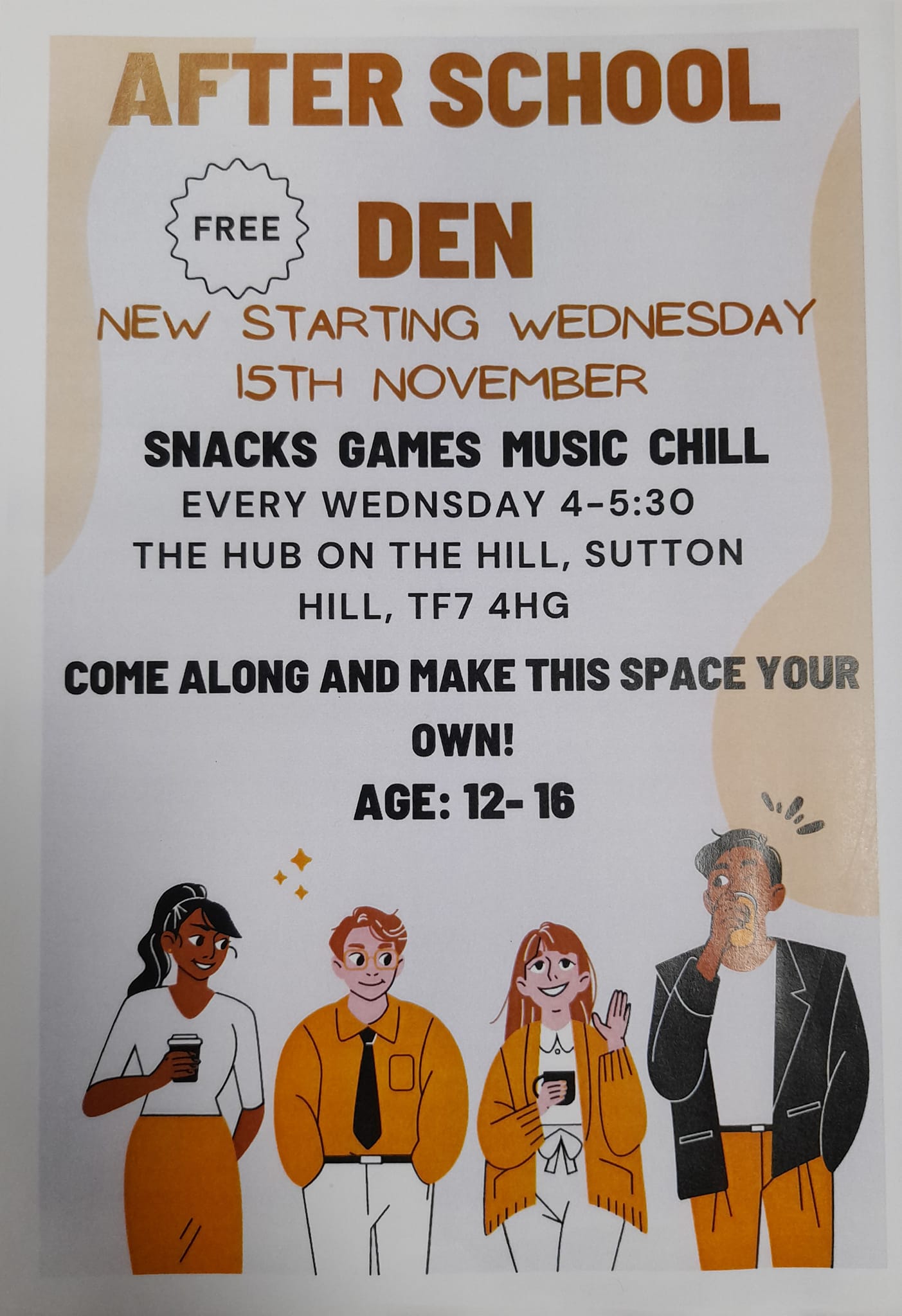 Youth Clubs Image for The Den Youth Club 